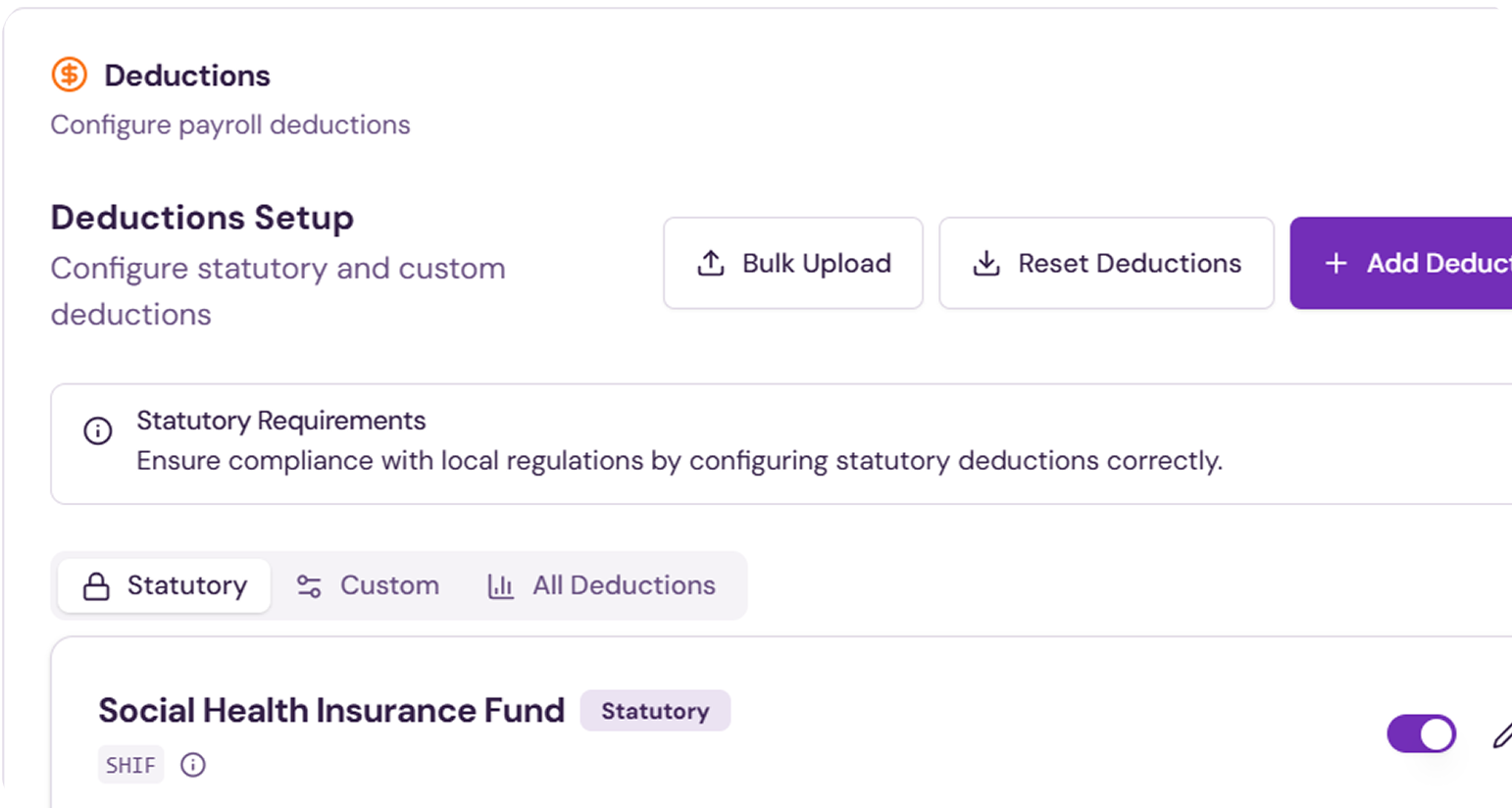 Built-in Compliance Engine